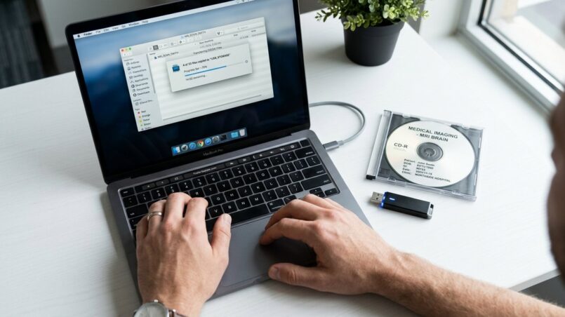 отправка данных с USB Flash и CD диска на расшифровку МРТ (второе мнение)